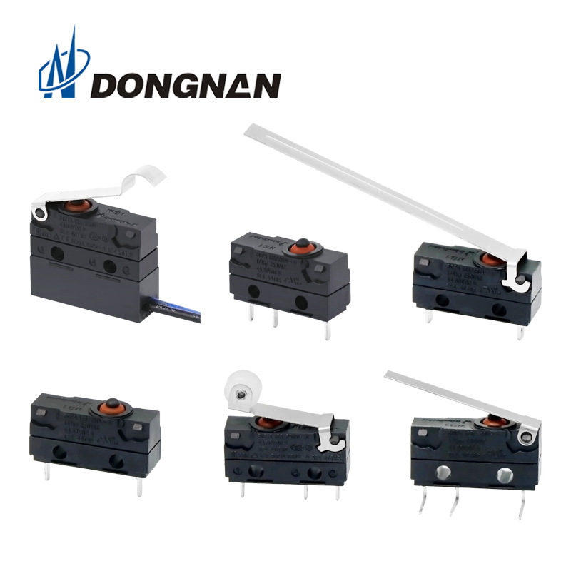DONGNAN東南防水開關(guān) WS1直柄開關(guān) 汽車共享單車充電設(shè)備微動開關(guān)