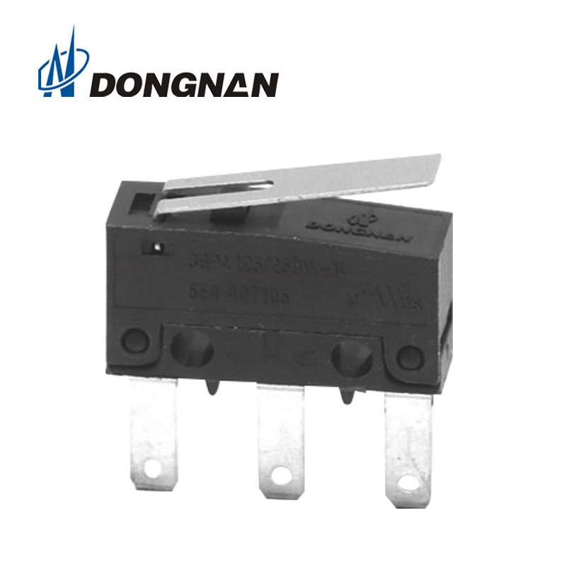 DONGNAN微動開關(guān) 汽車共享單車充電設(shè)備限位開關(guān) 空調(diào)微動開關(guān)廠