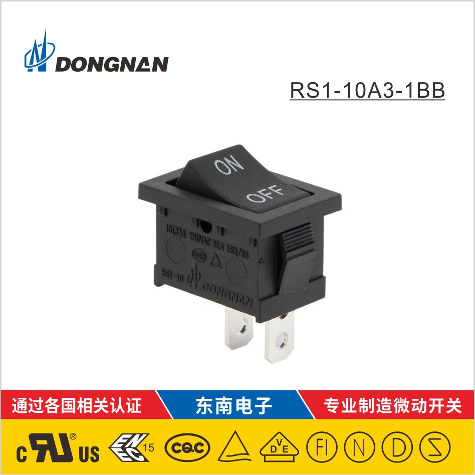 DONGNAN微動開關 RS1-10A3-1BB 飲水機咖啡機等開關